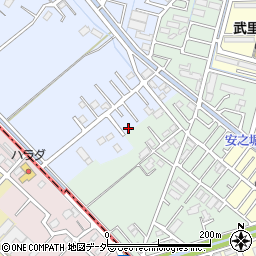 埼玉県春日部市大場550周辺の地図