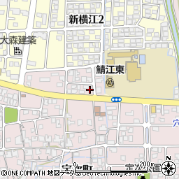 西尾鯖江停車場線周辺の地図