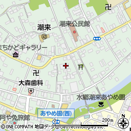 常陽銀行潮来支店周辺の地図
