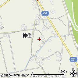茨城県取手市神住242周辺の地図