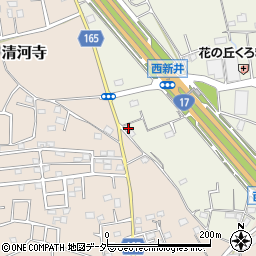 埼玉県さいたま市西区西新井74周辺の地図