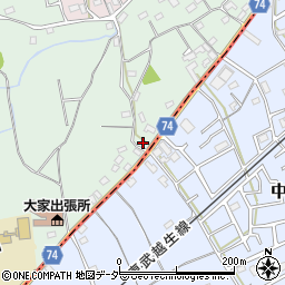埼玉県坂戸市森戸38周辺の地図