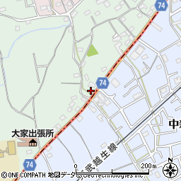 埼玉県坂戸市森戸37周辺の地図