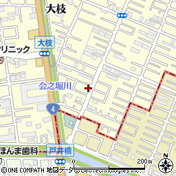 風間豆腐店周辺の地図