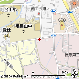 埼玉県入間郡毛呂山町長瀬1761-1周辺の地図