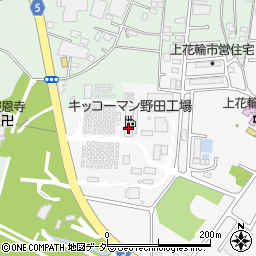 キッコーマン野田工場周辺の地図