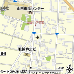 ファミリーマート川越山田東店周辺の地図
