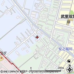 埼玉県春日部市大場546周辺の地図