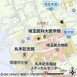 埼玉医科大学　毛呂山キャンパス周辺の地図