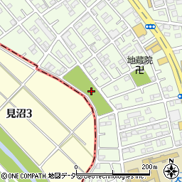 本村公園トイレ周辺の地図
