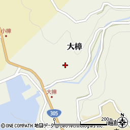 福井県丹生郡越前町大樟周辺の地図