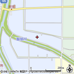 服部川周辺の地図