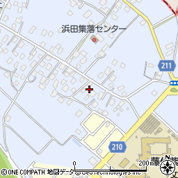 茨城県取手市浜田126周辺の地図