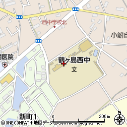 埼玉県鶴ヶ島市下新田266周辺の地図