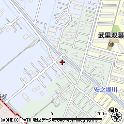 埼玉県春日部市大場544周辺の地図