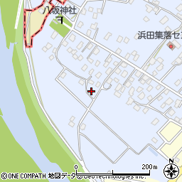 茨城県取手市浜田94周辺の地図