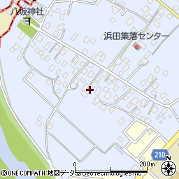 茨城県取手市浜田104周辺の地図