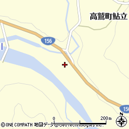 岐阜県郡上市高鷲町鮎立1622周辺の地図