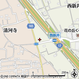 埼玉県さいたま市西区西新井442-1周辺の地図