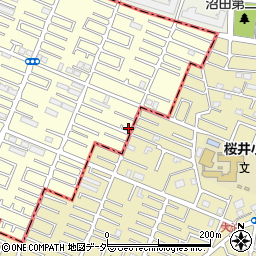 埼玉県春日部市大枝1021周辺の地図