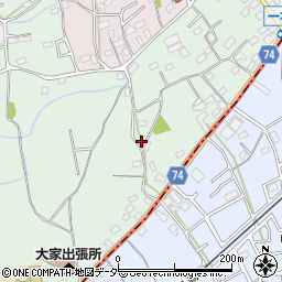 埼玉県坂戸市森戸43周辺の地図
