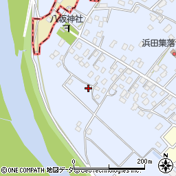 茨城県取手市浜田87周辺の地図