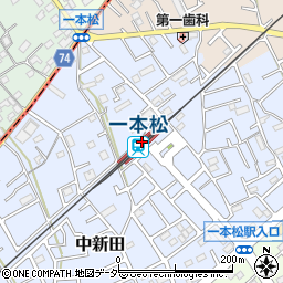 一本松駅周辺の地図