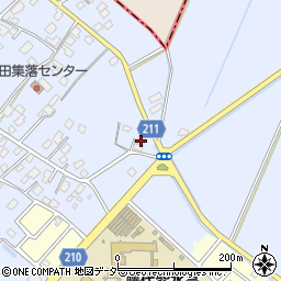 茨城県取手市浜田215周辺の地図