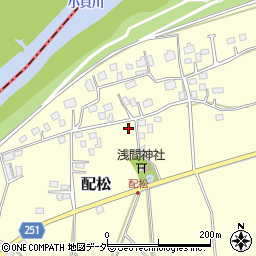 茨城県取手市配松周辺の地図