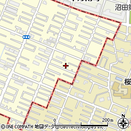 埼玉県春日部市大枝1020周辺の地図