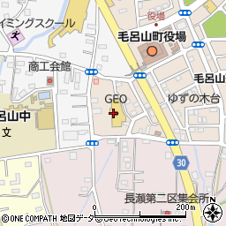 ゲオ　毛呂山店周辺の地図