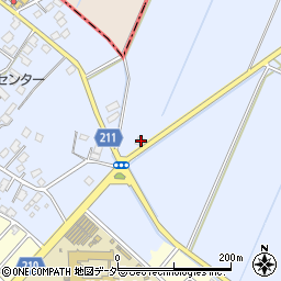 茨城県取手市浜田2077周辺の地図