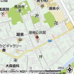 潮来公民館周辺の地図