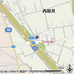 埼玉県さいたま市西区西新井382周辺の地図