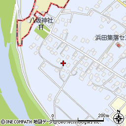 茨城県取手市浜田86周辺の地図