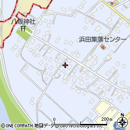 茨城県取手市浜田101周辺の地図