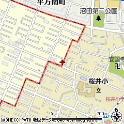 埼玉県春日部市大枝1025周辺の地図