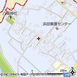 茨城県取手市浜田102周辺の地図