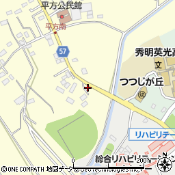 埼玉県上尾市平方894周辺の地図