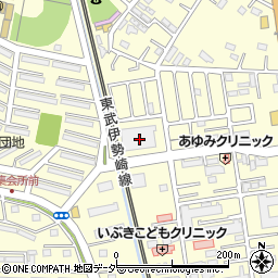 埼玉県春日部市大枝330周辺の地図