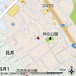 千葉県野田市堤根周辺の地図