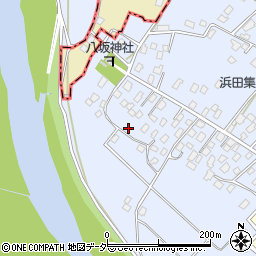 茨城県取手市浜田79周辺の地図