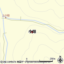 福井県池田町（今立郡）小畑周辺の地図