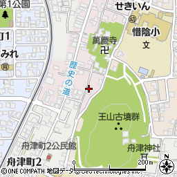 鯖江市深江町駐車場周辺の地図