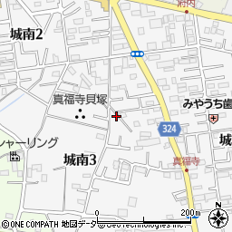埼玉県さいたま市岩槻区城南周辺の地図