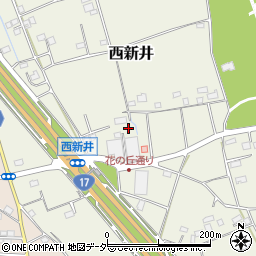 埼玉県さいたま市西区西新井375周辺の地図