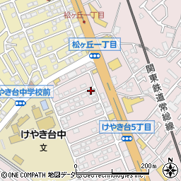 ストラッドけやき台Ａ周辺の地図