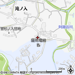 埼玉県入間郡毛呂山町滝ノ入201周辺の地図