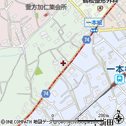 埼玉県坂戸市森戸25周辺の地図
