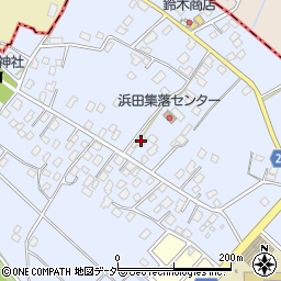 茨城県取手市浜田255周辺の地図